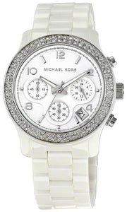  Shop Authentic Michael Kors Runway White Dial White Steel Strap Watch for Women - MK5188 - Luxxuri