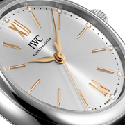  Shop Authentic IWC Portofino Automatic Silver Dial Brown Leather Strap Watch for Women - IW357403 - Luxxuri