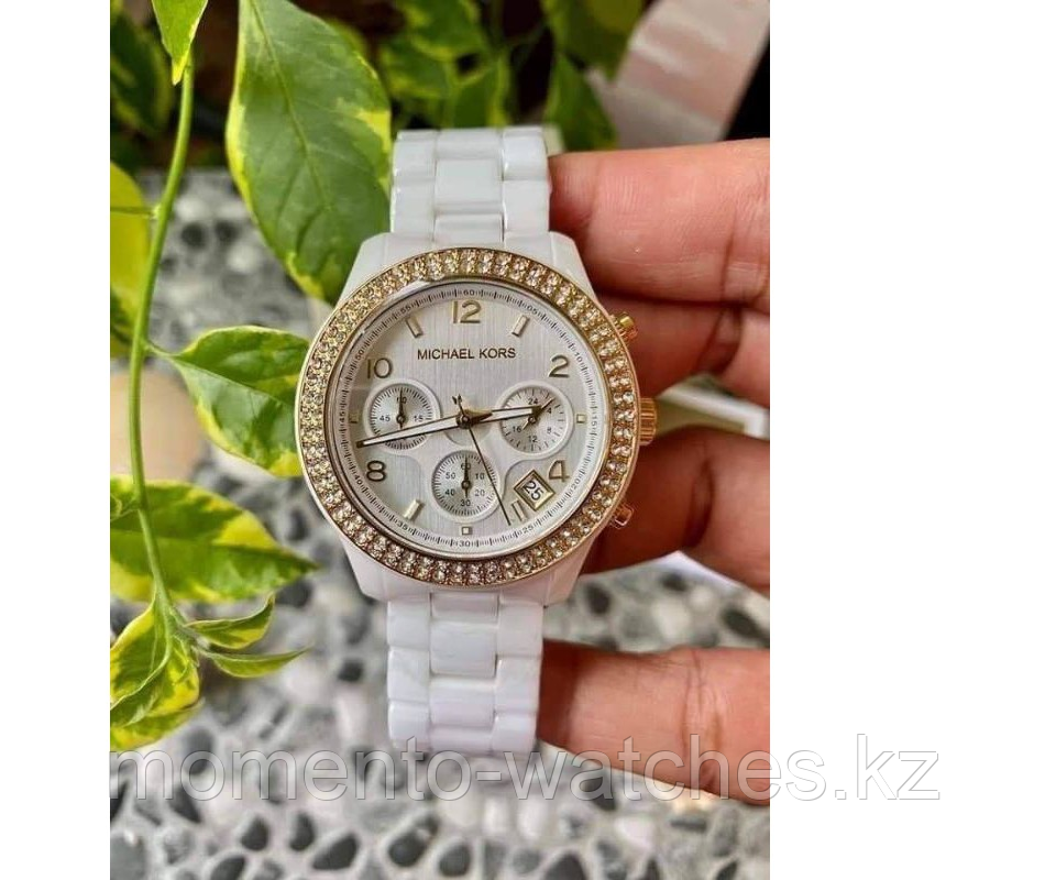  Shop Authentic Michael Kors Ceramic White Dial White Steel Strap Watch for Women - MK5269 - Luxxuri