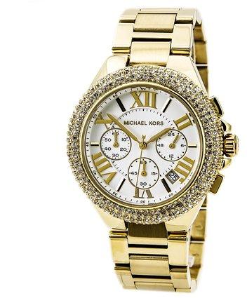  Shop Authentic Michael Kors Camille Silver Diamonds Dial Gold Steel Strap Watch for Women - MK5756 - Luxxuri