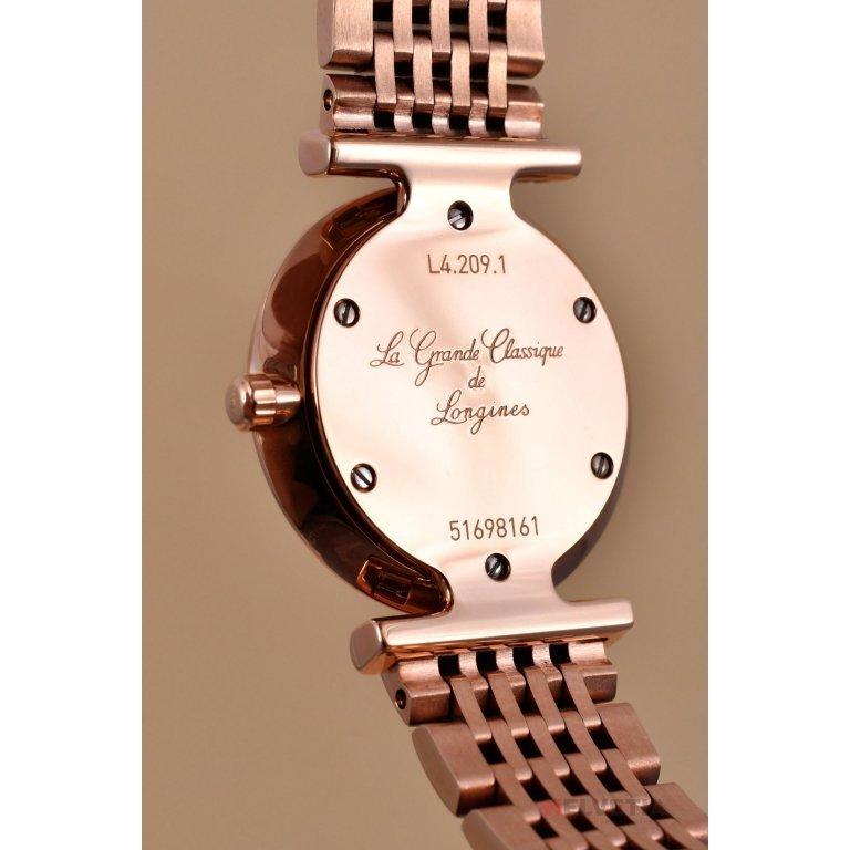  Shop Authentic Longines La Grande Classique White Dial Rose Gold Mesh Bracelet Watch for Women - L4.209.1.91.8 - Luxxuri