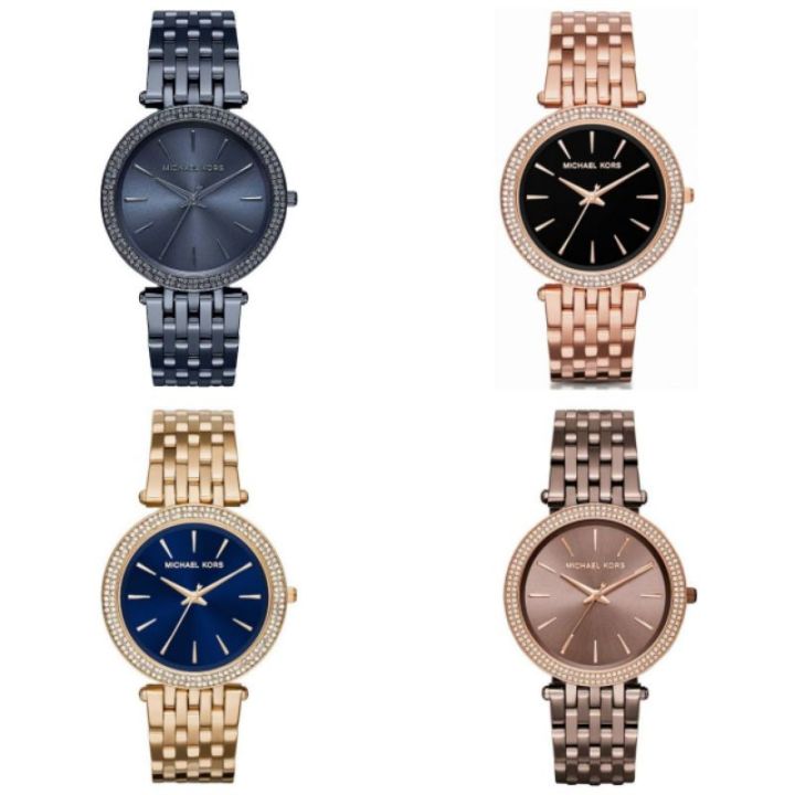  Shop Authentic Michael Kors Darci Quartz Brown Dial Brown Steel Strap Watch For Women - MK3416 - Luxxuri