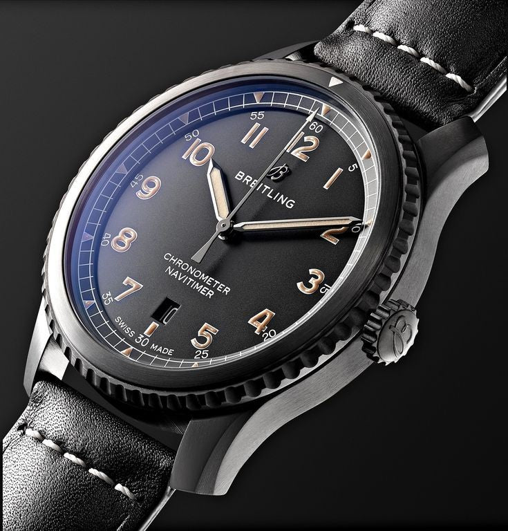  Shop Authentic Breitling Navitimer 8 Automatic Chronometer Black Dial Mens Watch - M17314101B1X1 - Luxxuri