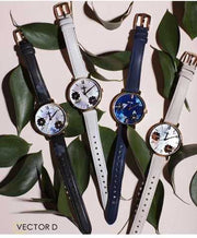  Shop Authentic Fossil Jacqueline Mother of Pearl Dial Grey Leather Strap Watch for Women - ES4672 - Luxxuri