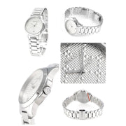 Shop Authentic Gucci G Timeless Quartz Silver Dial Silver Steel Strap Watch For Women - YA126551 - Luxxuri