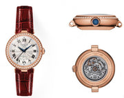  Shop Authentic Tissot Bellissima Small Lady Diamonds Silver Dial Brown Leather Strap Watch For Women - T126.207.66.113.00 - Luxxuri