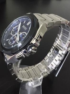  Shop Authentic Hugo Boss Supernova Chronograph Blue Dial Silver Steel Strap Watch for Men - 1513360 - Luxxuri