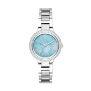  Shop Authentic Michael Kors Taryn Quartz Blue Dial Blue Steel Strap Watch For Women - MK6563 - Luxxuri