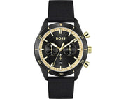  Shop Authentic Hugo Boss Santiago Black Dial Black Nylon Strap Watch for Men - 1513935 - Luxxuri