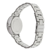  Shop Authentic Fossil Jacqueline Multi-Function Mother of Pearl Dial Silver Steel Strap Watch for Women - ES3755 - Luxxuri