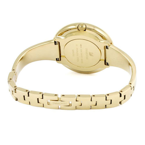  Shop Authentic Swarovski Crystalline Bracelet White Dial Gold Steel Strap Watch for Women - 5269253 - Luxxuri
