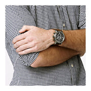  Shop Authentic Fossil Nate Chronograph Grey Dial Brown Leather Strap Watch for Men - JR1424 - Luxxuri
