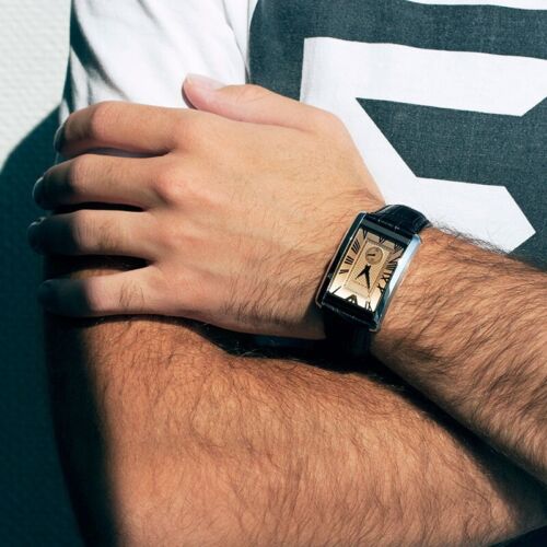  Shop Authentic Emporio Armani Classic Brown Dial Brown Leather Strap Watch For Men - AR1605 - Luxxuri