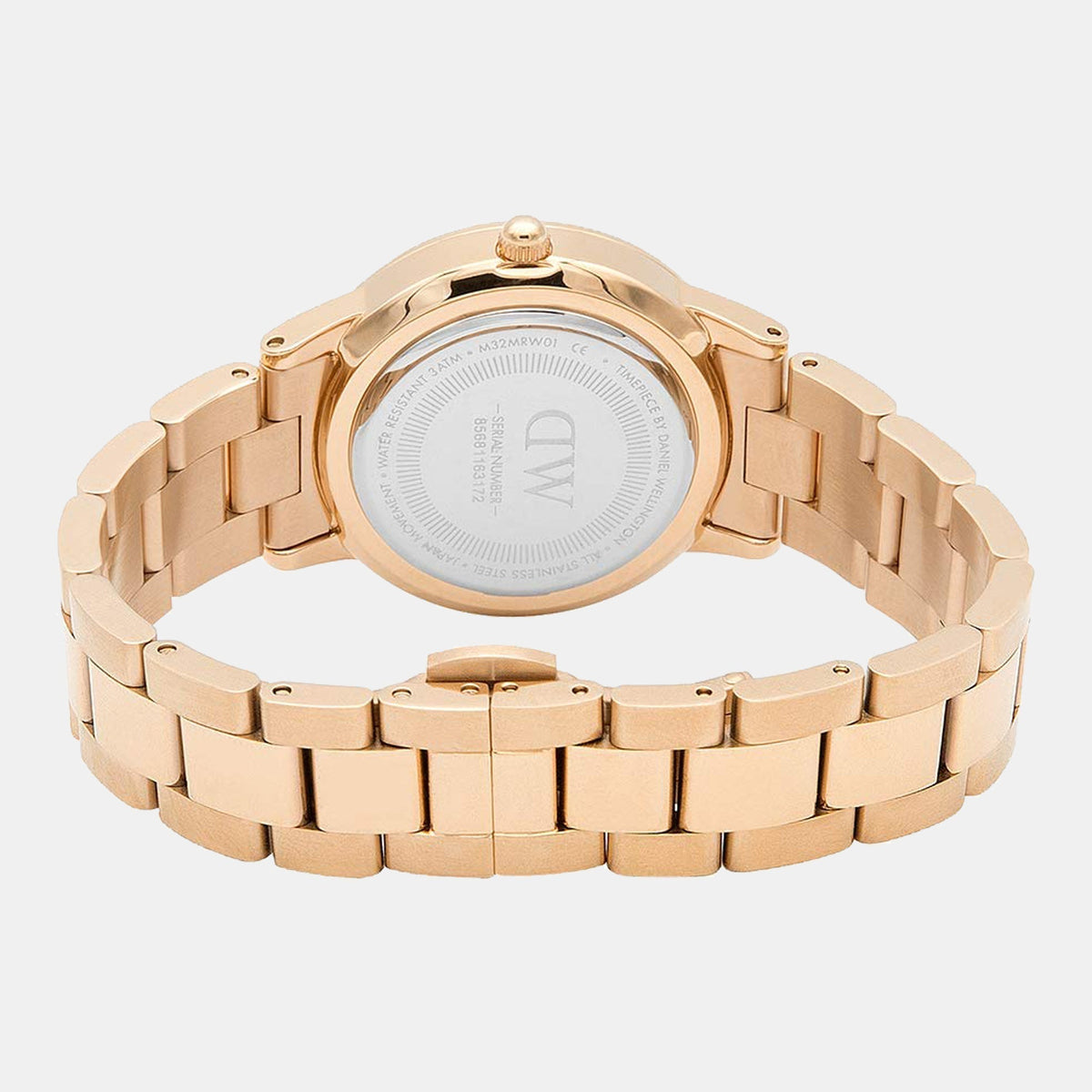  Shop Authentic Daniel Wellington Iconic Link Black Dial Rose Gold Steel Strap Watch For Men - DW00100344 - Luxxuri