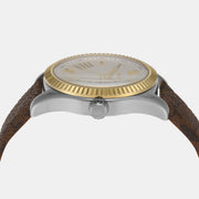  Shop Authentic Michael Kors Lexington Silver Dial Brown Leather Strap Watch For Women - MK4745 - Luxxuri