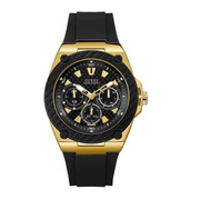  Shop Authentic Guess Legacy Black Dial Black Rubber Strap Watch for Men - W1049G5 - Luxxuri