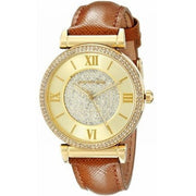  Shop Authentic Michael Kors Catlin Champagne Dial Brown Leather Strap Watch for Women - MK2375 - Luxxuri