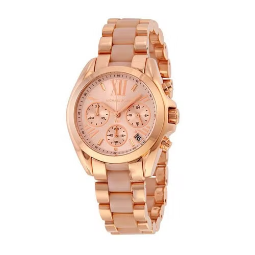  Shop Authentic Michael Kors Bradshaw Rose Gold Dial Two Tone Steel Strap Watch for Women - MK6066 - Luxxuri