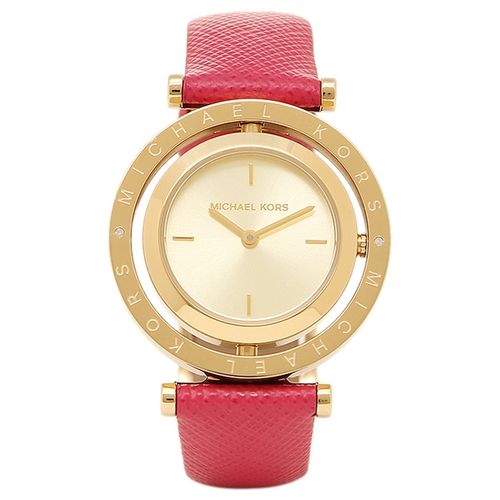  Shop Authentic Michael Kors Averi Gold Dial Pink Leather Strap Watch for Women - MK2525 - Luxxuri