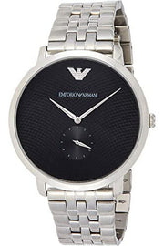  Shop Authentic Emporio Armani Classic Quartz Black Dial Silver Steel Strap Watch For Men - AR11161 - Luxxuri