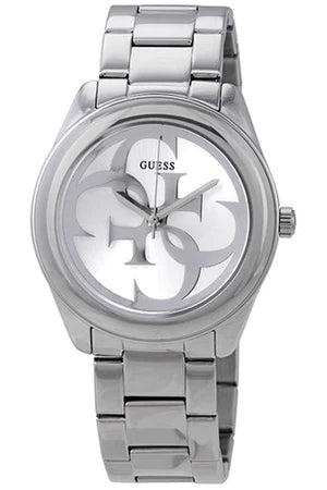  Shop Authentic Guess G-Twist Silver Dial Silver Steel Strap Watch for Women - W1082L1 - Luxxuri