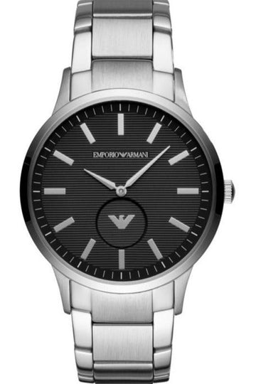  Shop Authentic Emporio Armani Renato Quartz Black Dial Silver Steel Strap  Watch For Men - AR11118 - Luxxuri