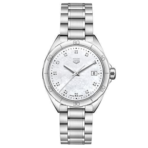  Shop Authentic Tag Heuer Formula 1 White Mother of Pearl Dial Silver Steel Strap Watch for Women - WBJ1319.BA0666 - Luxxuri