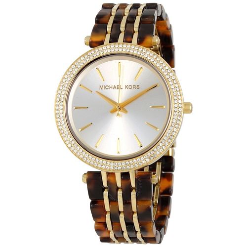  Shop Authentic Michael Kors Darci Gold Dial Brown Two Tone Steel Strap Watch for Women - MK4326 - Luxxuri