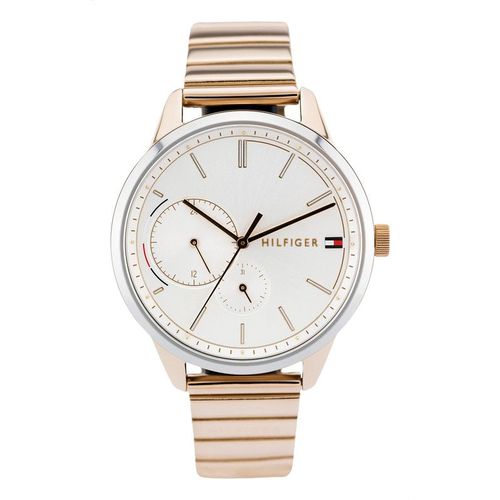  Shop Authentic Tommy Hilfiger Brooke Silver Dial Rose Gold Steel Strap Watch for Women - 1782021 - Luxxuri