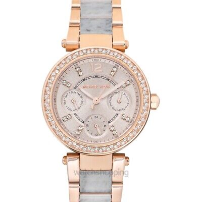  Shop Authentic Michael Kors Parker Gold Dial Two Tone Steel Strap Watch for Women - MK6327 - Luxxuri