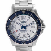  Shop Authentic Breitling Superocean 42mm White Dial Silver Steel Strap Watch for Men - A17366D81A1A1 - Luxxuri