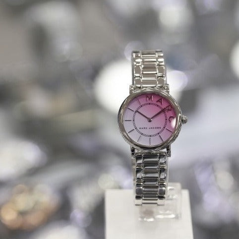  Shop Authentic Marc Jacobs Roxy Pink Dial Silver Steel Strap Watch for Women - MJ3554 - Luxxuri