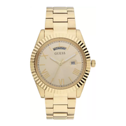  Shop Authentic Guess Connoisseur Gold Dial Gold Steel Strap Watch for Men - GW0265G2 - Luxxuri