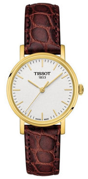  Shop Authentic Tissot Everytime Desire Small White Dial Maroon Leather Strap Watch For Women - T109.210.36.031.00 - Luxxuri