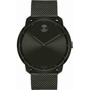  Shop Authentic Movado Bold Black Dial Black Mesh Bracelet Watch For Men - 3600261 - Luxxuri