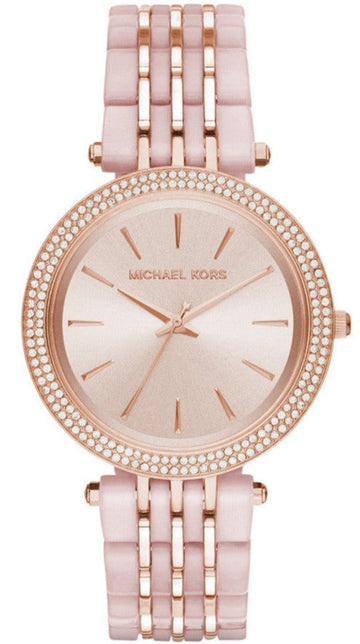  Shop Authentic Michael Kors Darci Rose Gold Dial Two Tone Steel Strap Watch for Women - MK4327 - Luxxuri