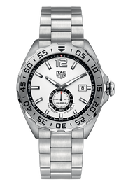  Shop Authentic Tag Heuer Formula 1 Calibre 6 Automatic White Dial Silver Steel Strap Watch for Men - WAZ2013.BA0842 - Luxxuri
