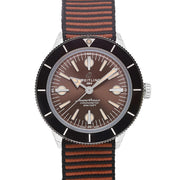  Shop Authentic Breitling Superocean Heritage '57 Outerknown Brown Dial Brown NATO Strap Watch for Men - A103703A1Q1W1 - Luxxuri