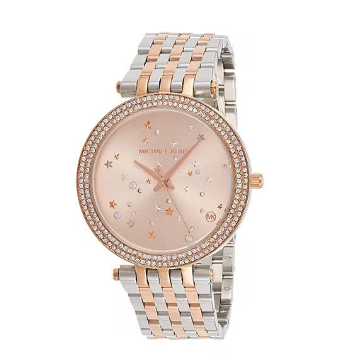  Shop Authentic Michael Kors Darci Rose Gold Dial Two Tone Steel Strap Watch for Women - MK3726 - Luxxuri