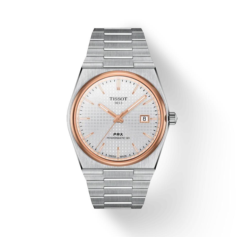  Shop Authentic Tissot PRX Powermatic 80 Silver Dial Silver Steel Strap Watch For Men - T1374072203100 - Luxxuri