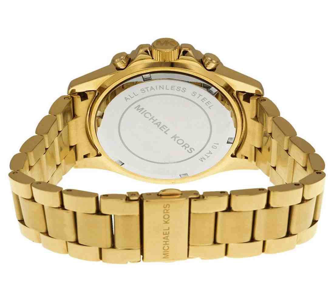  Shop Authentic Michael Kors Everest Chronograph Blue Dial Gold Steel Strap Watch for Women - MK5754 - Luxxuri