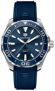  Shop Authentic Tag Heuer Aquaracer Quartz Blue Dial Blue Rubber Strap Watch for Men -  WAY101C.FC6153 - Luxxuri