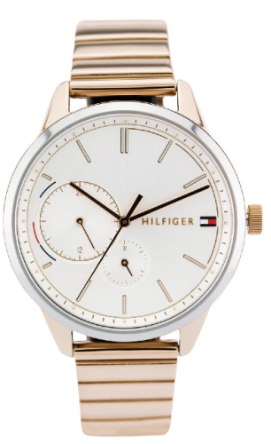  Shop Authentic Tommy Hilfiger Brooke Silver Dial Rose Gold Steel Strap Watch for Women - 1782021 - Luxxuri