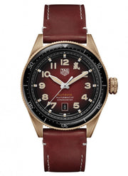  Shop Authentic Tag Heuer Autavia Calibre 5 Chinese New Year Maroon Dial Maroon Leather Strap Watch for Men - WBE5193.FC8300 - Luxxuri