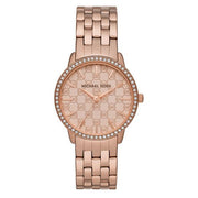  Shop Authentic Michael Kors Argyle Quartz Rose Gold Dial Rose Gold Steel Strap Watch For Women - MK3156 - Luxxuri