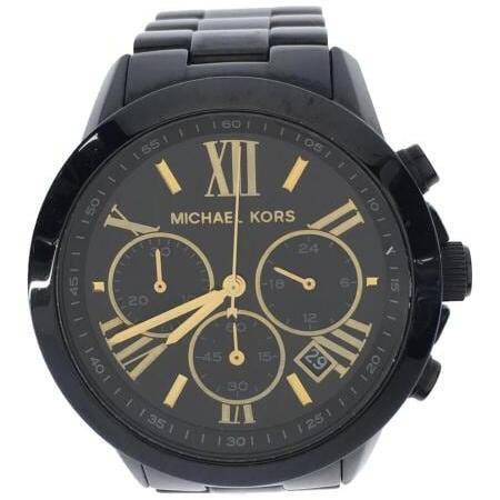  Shop Authentic Michael Kors Brecken Chronograph Black Dial Black Steel Strap Watch for Women - MK6302 - Luxxuri
