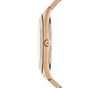  Shop Authentic Michael Kors Slim Runway Three-Hand Gold Dial Gold Steel Strap Watch for Women - MK9122 - Luxxuri