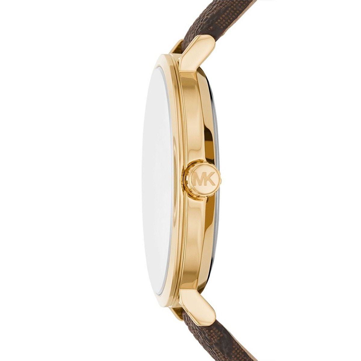  Shop Authentic Michael Kors Addyson Three-Hand Silver Dial Brown Leather Strap Watch for Women - MK2945 - Luxxuri