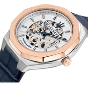  Shop Authentic Maserati Stile Automatic Limited Edition White Dial Blue Leather Strap Watch For Men - R8821142001 - Luxxuri