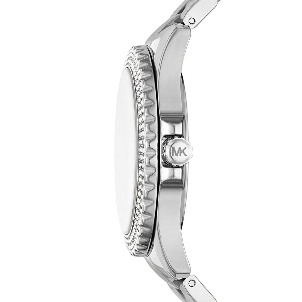  Shop Authentic Michael Kors Everest Three hand Silver Dial Silver Steel Strap Watch For Women - MK7403 - Luxxuri